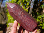 Polished Garnet Display Crystals x 2 From Mahajanga, Madagascar - Toprock Gemstones and Minerals 