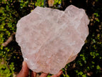 Polished and Natural Rose Quartz and Watermelon Fluorite Slices x 2 From Southern Africa - Toprock Gemstones and Minerals 