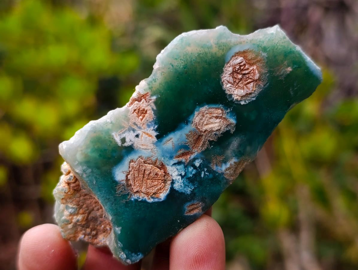 Polished One Side Mtorolite Chrysoprase Slices x 35 From Mutorashanga, Zimbabwe - Toprock Gemstones and Minerals 