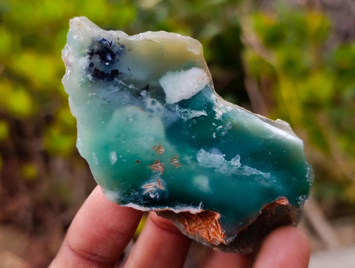 Polished One Side Mtorolite Chrysoprase Slices x 35 From Mutorashanga, Zimbabwe - Toprock Gemstones and Minerals 