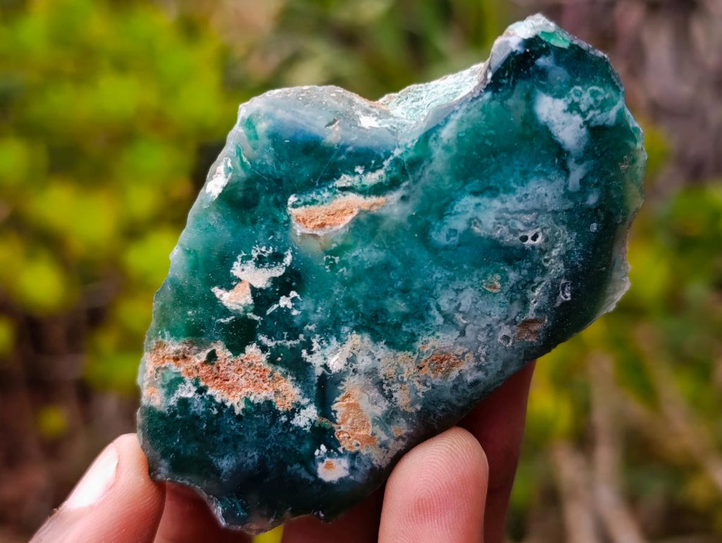 Polished One Side Mtorolite Chrysoprase Slices x 35 From Mutorashanga, Zimbabwe - Toprock Gemstones and Minerals 
