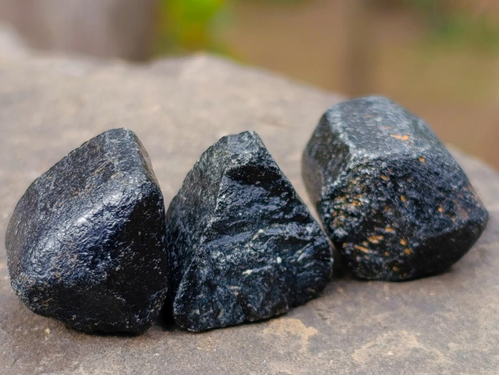 Natural Schorl Black Tourmaline Crystals x 215 From Zimbabwe - Toprock Gemstones and Minerals 