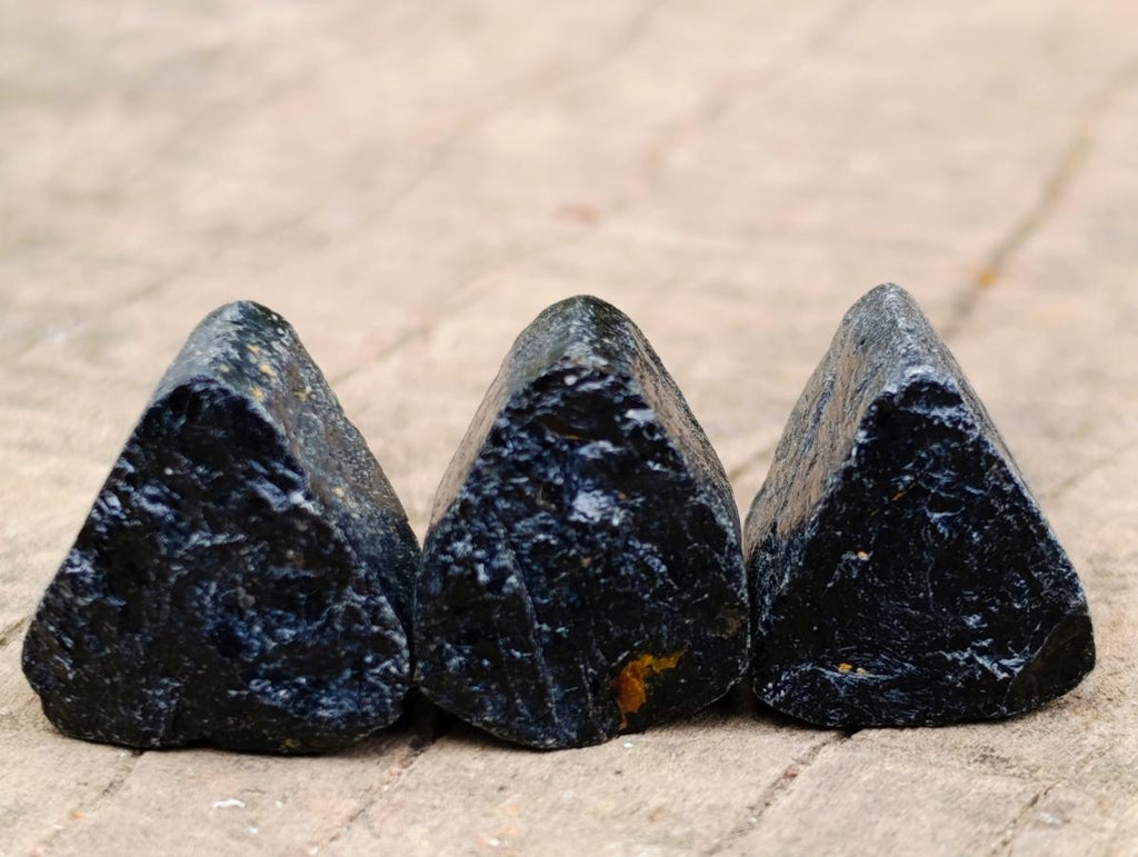 Natural Schorl Black Tourmaline Crystals x 215 From Zimbabwe - Toprock Gemstones and Minerals 