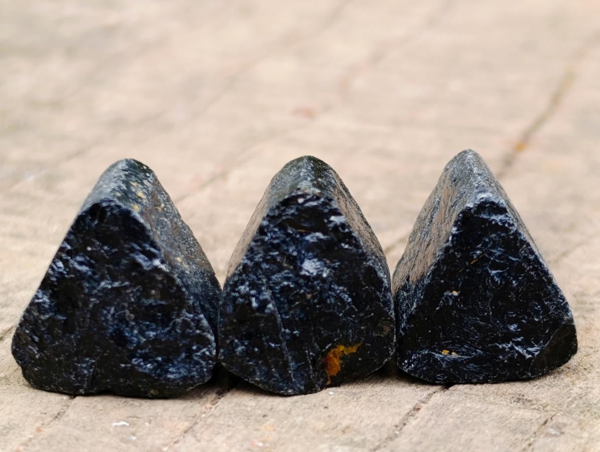 Natural Schorl Black Tourmaline Crystals x 215 From Zimbabwe - Toprock Gemstones and Minerals 