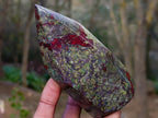 Polished Bastite Dragonsblood Stone Display Crystals x 2 From Tshipise, South Africa - Toprock Gemstones and Minerals 