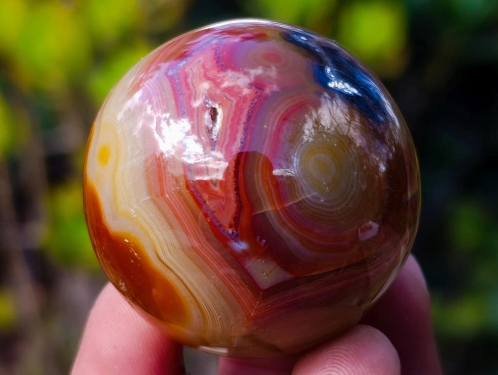 Polished and Natural Carnelian Agate Gemstone Spheres x 12 From Madagascar - Toprock Gemstones and Minerals 