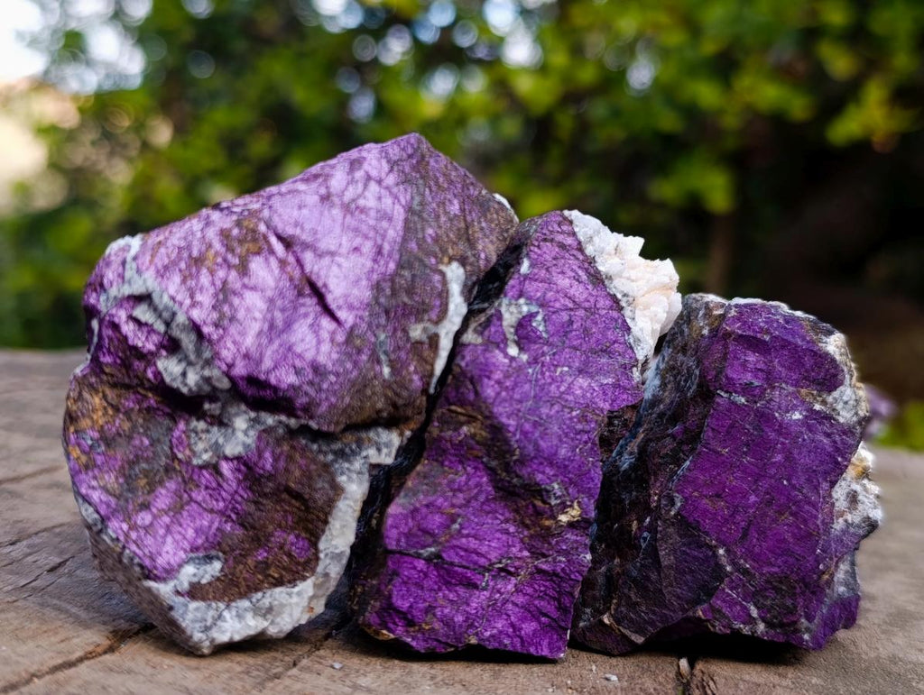 Natural Metallic Cobbed Purpurite Specimens x 20 From Erongo, Namibia - Toprock Gemstones and Minerals 