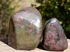 Polished Chrome Verdite Gemstone Standing Display Pieces and Free Forms x 12 From Zimbabwe - Toprock Gemstones and Minerals 