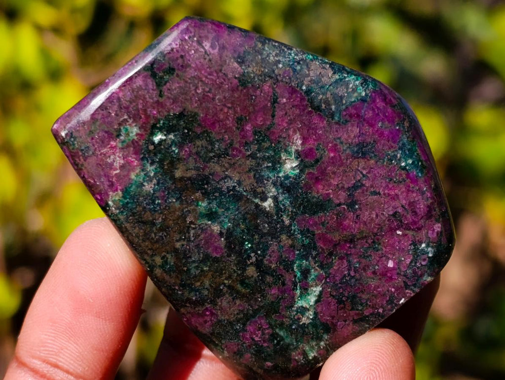 Polished Chrome Verdite Gemstone Standing Display Pieces and Free Forms x 12 From Zimbabwe - Toprock Gemstones and Minerals 