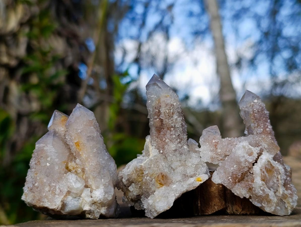 Natural Smokey Spirit Quartz Clusters with Hematoid Coating x 35 From Boekenhouthoek, South Africa - Toprock Gemstones and Minerals 