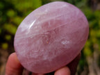 Polished Gemmy Rose Quartz Palm Stones x 24 From Madagascar - Toprock Gemstones and Minerals 