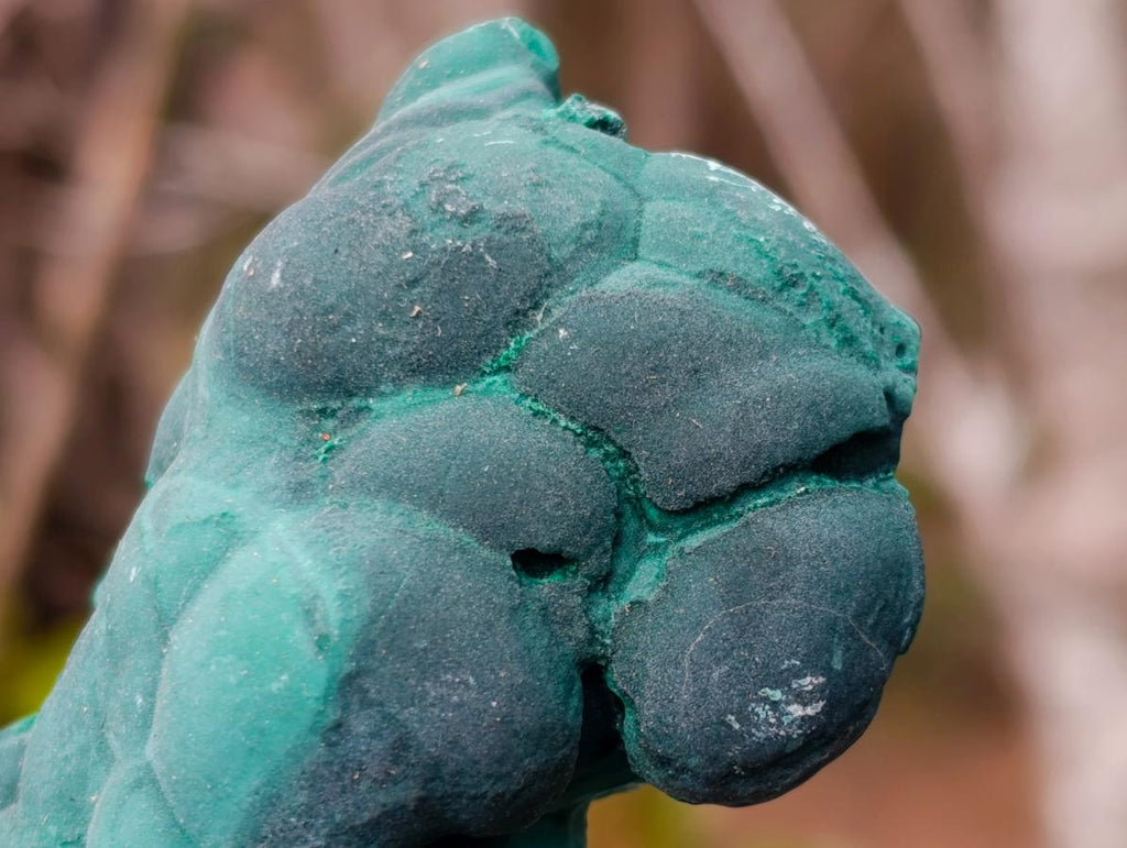 Natural Botryoidal Malachite Specimens x 12 From Congo - Toprock Gemstones and Minerals 