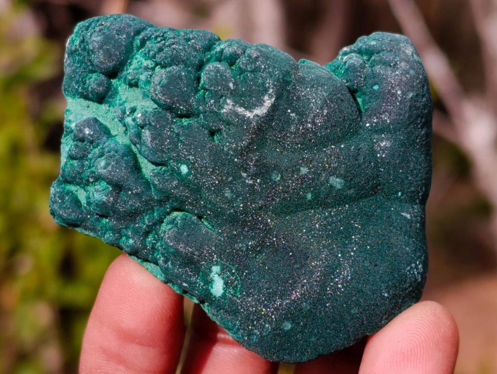 Natural Botryoidal Malachite Specimens x 12 From Congo - Toprock Gemstones and Minerals 