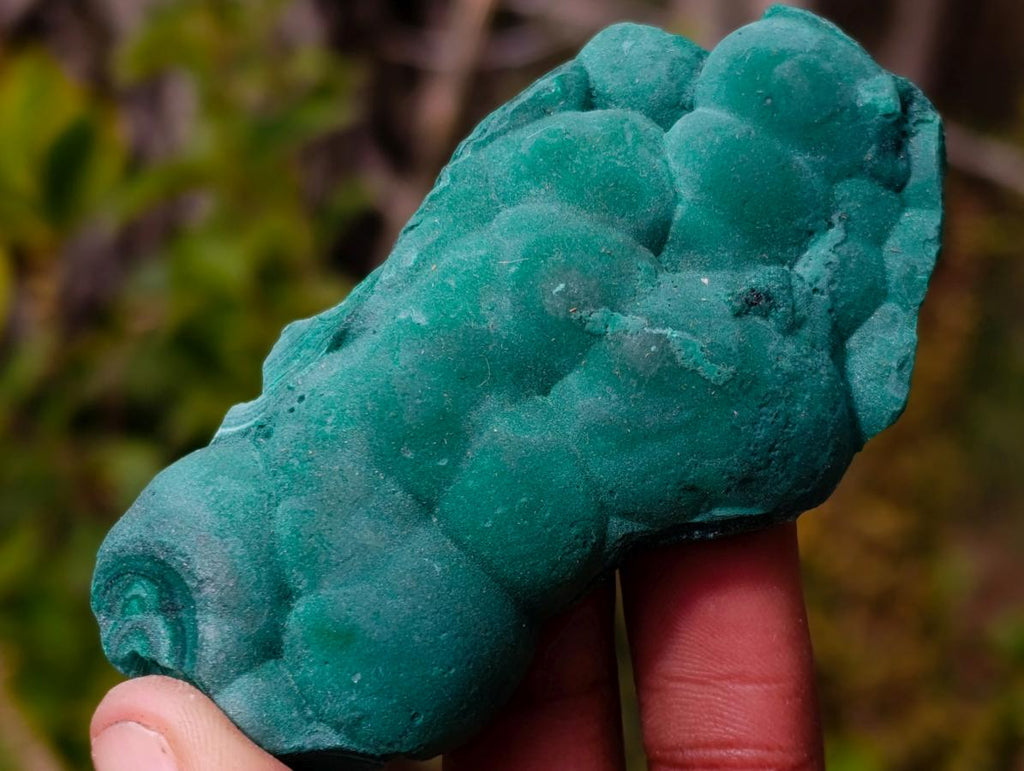 Natural Botryoidal Malachite Specimens x 12 From Congo - Toprock Gemstones and Minerals 