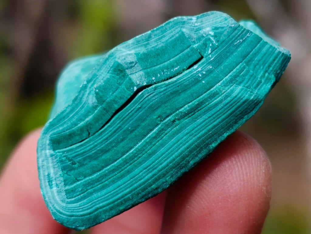 Natural Botryoidal Malachite Specimens x 12 From Congo - Toprock Gemstones and Minerals 