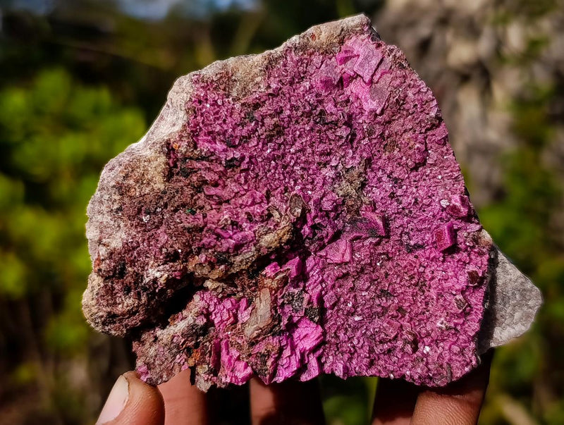 Natural Salrose Cobaltoan Dolomite Specimens x 3 From Kakanda, Congo - Toprock Gemstones and Minerals 