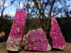 Natural Salrose Cobaltoan Dolomite Specimens x 3 From Kakanda, Congo - Toprock Gemstones and Minerals 