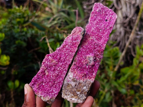 Natural Salrose Cobaltoan Dolomite Specimens x 3 From Kakanda, Congo - Toprock Gemstones and Minerals 