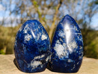 Polished Dumortierite Standing Display Pieces x 6 From Madagascar - Toprock Gemstones and Minerals 
