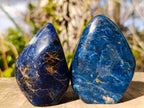 Polished Dumortierite Standing Display Pieces x 6 From Madagascar - Toprock Gemstones and Minerals 