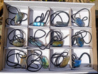 Hand Made Labradorite Necklaces x 12 From Madagascar - Toprock Gemstones and Minerals 