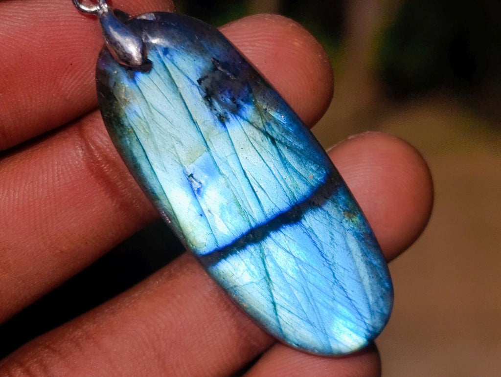 Hand Made Labradorite Necklaces x 12 From Madagascar - Toprock Gemstones and Minerals 