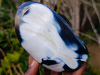 Polished Snow Orca Agate Standing Display Pieces x 3 From West Coast, Madagascar - Toprock Gemstones and Minerals 