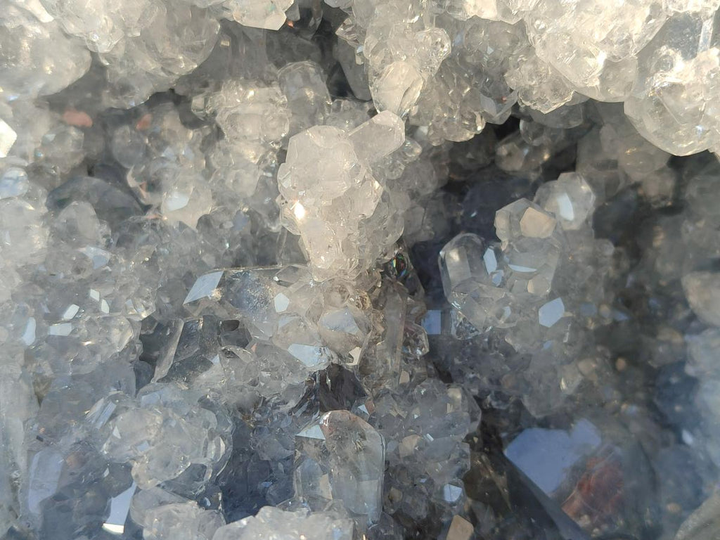 Natural Large Blue Celestite Geode Specimen x 1 From Sakoany, Madagascar - Toprock Gemstones and Minerals 