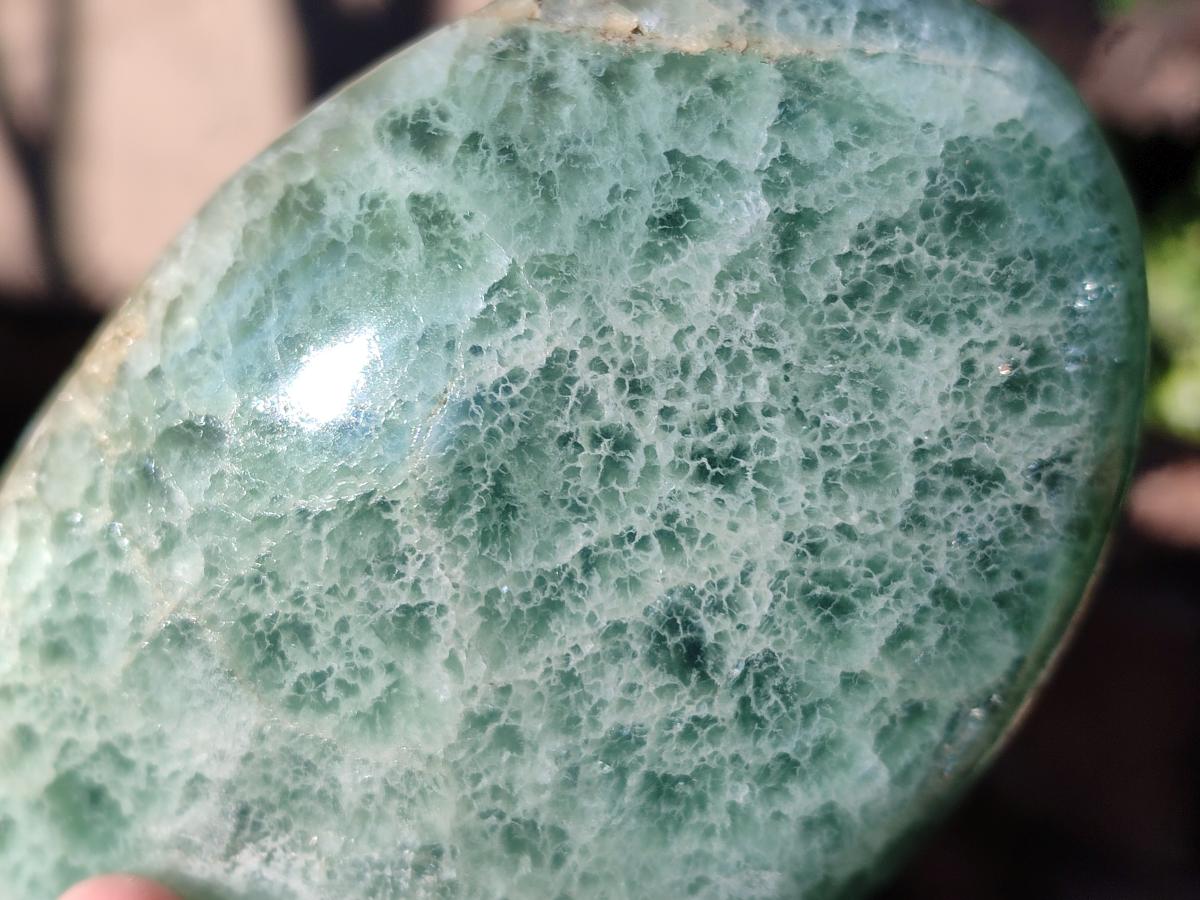Polished Green Fluorite Standing Display Pieces x 2 From Madagascar - Toprock Gemstones and Minerals 