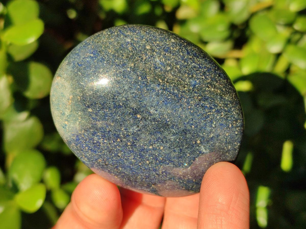 Polished Lazulite Galets x 12 From Madagascar - Toprock Gemstones and Minerals 