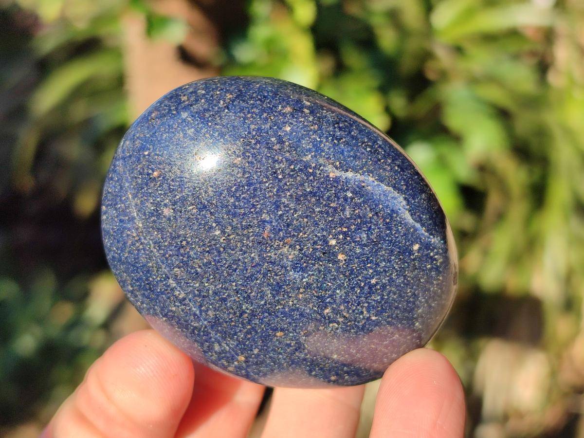 Polished Lazulite Galets x 12 From Madagascar - Toprock Gemstones and Minerals 