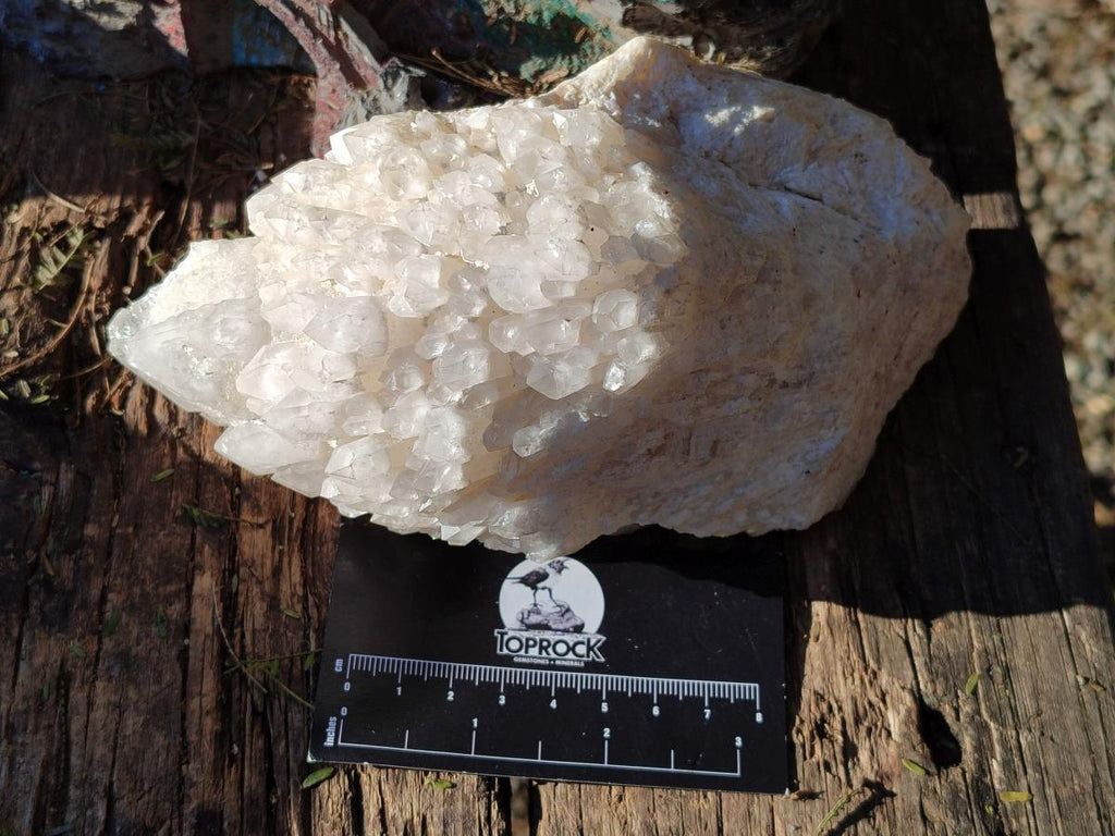 Natural Cascading "Anananas" Candle Quartz Crystal Clusters x 3 From Antsirabe, Madagascar - Toprock Gemstones and Minerals 