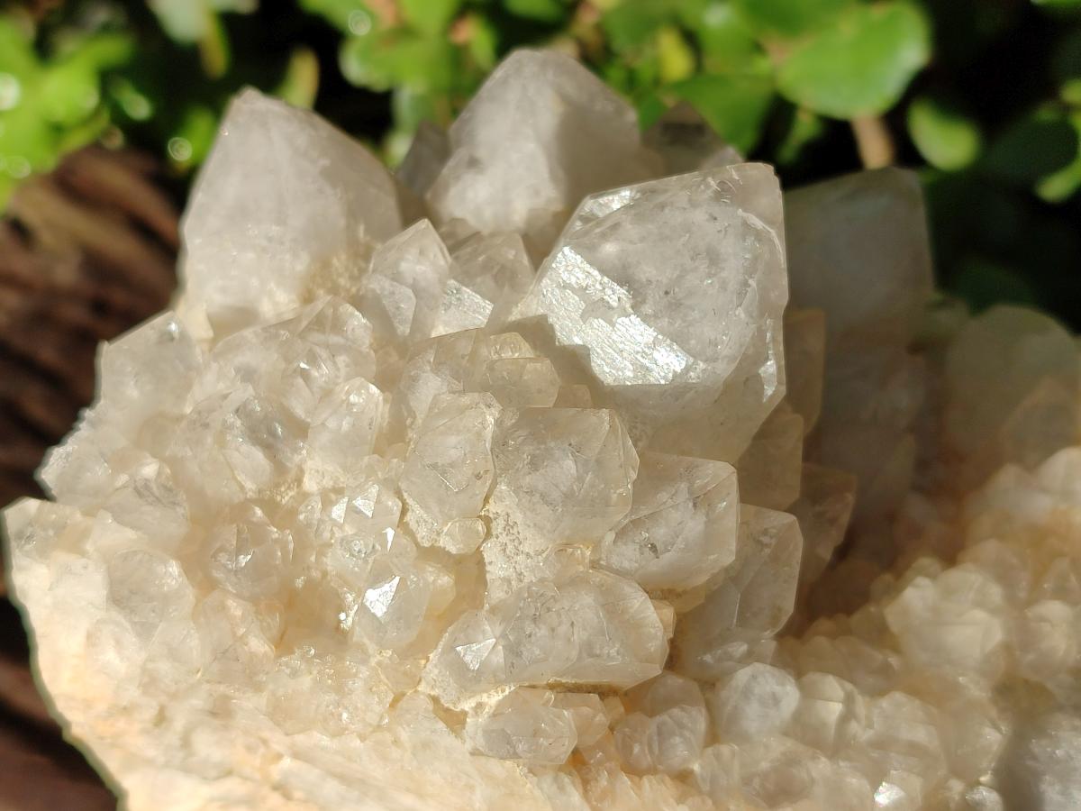 Natural Cascading "Anananas" Candle Quartz Crystal Clusters x 3 From Antsirabe, Madagascar - Toprock Gemstones and Minerals 