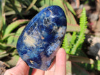 Polished Dumortierite Standing Display Pieces x 4 From Madagascar - Toprock Gemstones and Minerals 