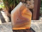 Polished Banded Agate House Shaped Slices x 6 From Madagascar - Toprock Gemstones and Minerals 