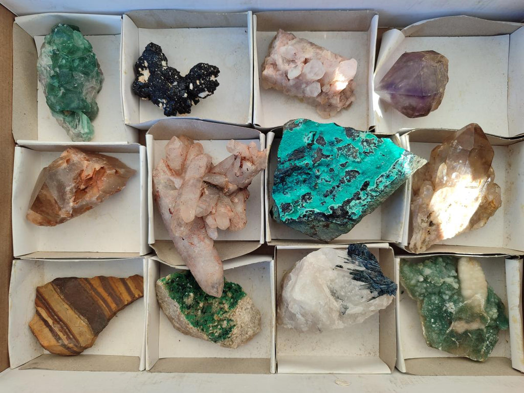Natural Multi Mineral Specimens x 12 From Southern Africa - Toprock Gemstones and Minerals 
