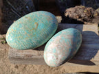 Polished Large Amazonite Free Forms x 12 From Zimbabwe - Toprock Gemstones and Minerals 