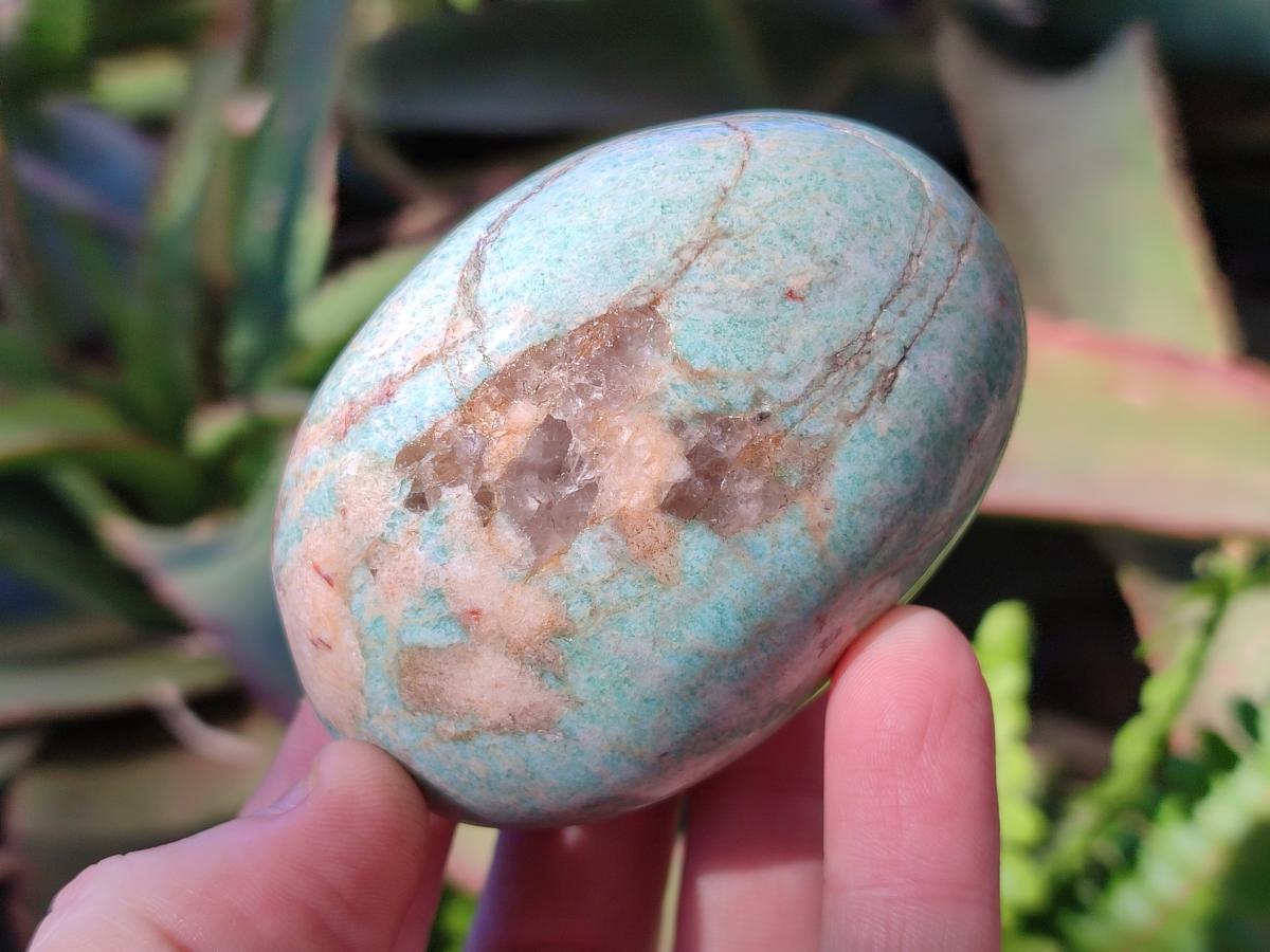 Polished Large Amazonite Free Forms x 12 From Zimbabwe - Toprock Gemstones and Minerals 