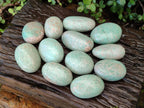 Polished Large Amazonite Free Forms x 12 From Zimbabwe - Toprock Gemstones and Minerals 