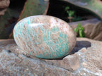 Polished Large Amazonite Free Forms x 12 From Zimbabwe - Toprock Gemstones and Minerals 