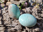 Polished Large Amazonite Free Forms x 12 From Zimbabwe - Toprock Gemstones and Minerals 