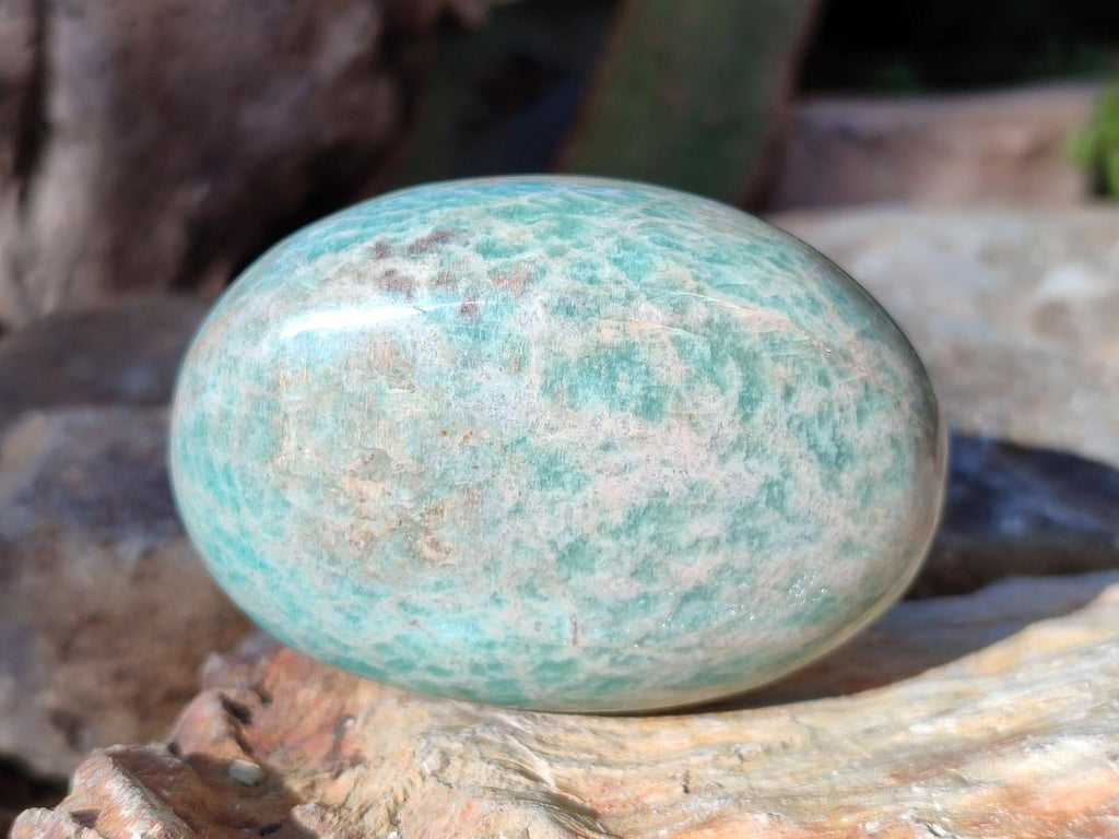 Polished Large Amazonite Free Forms x 12 From Zimbabwe - Toprock Gemstones and Minerals 