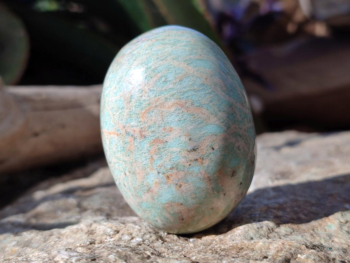 Polished Large Amazonite Free Forms x 12 From Zimbabwe - Toprock Gemstones and Minerals 
