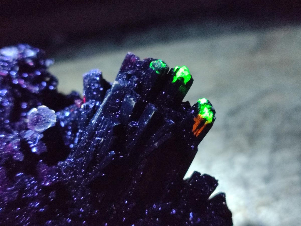 Natural Schorl Black Tourmaline Specimens x 2 From Erongo, Namibia - Toprock Gemstones and Minerals 