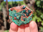 Natural Dioptase on Dolomite Specimens x 12 From Likasi, Congo - Toprock Gemstones and Minerals 
