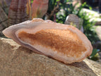 Polished and Natural Agate Nodules with Crystalline Geode Centres x 5 From Maintirano, Madagascar - Toprock Gemstones and Minerals 