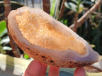 Polished and Natural Agate Nodules with Crystalline Geode Centres x 5 From Maintirano, Madagascar - Toprock Gemstones and Minerals 