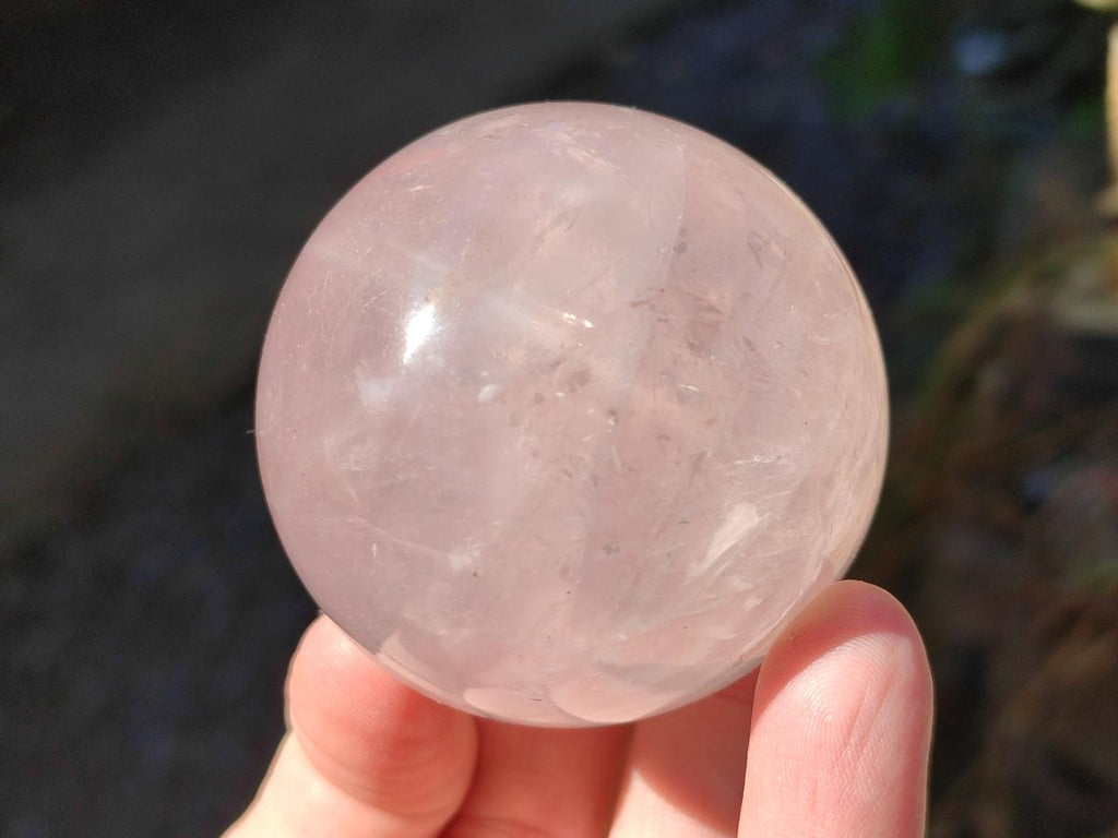 Polished Gemmy Star Rose Quartz Spheres x 5 From Madagascar - Toprock Gemstones and Minerals 