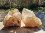 Natural Cascading Clear Luena Quartz Crystals and Clusters x 4 From Luena, Congo - Toprock Gemstones and Minerals 