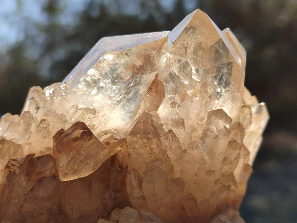 Natural Cascading Clear Luena Quartz Crystals and Clusters x 4 From Luena, Congo - Toprock Gemstones and Minerals 